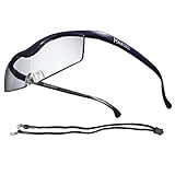 Hazuki ハズキルーペ コンパクト 1.32倍 クリアレンズ (全9色) 首から下げるストラップ付き 首掛け付き (紫) 誕生日 プレゼント