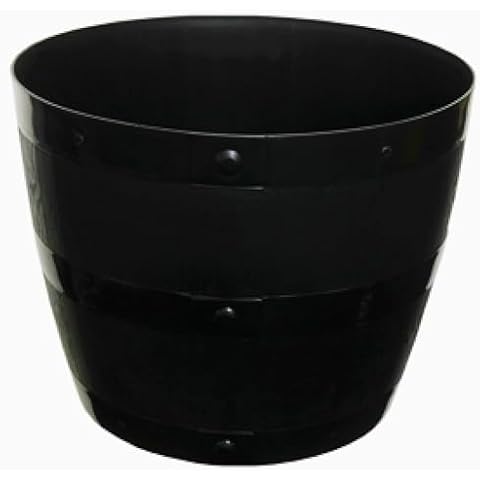 Whitefurze 50cm Black Barrel Planter Cover