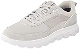 Material exterior: Cuero Geox U Spherica, Zapatillas Hombre, Light Grey, 42 EU