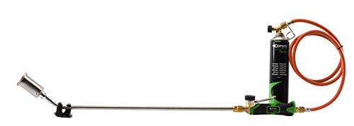 Kit Diserbante Professionale Potente con 1 Manico Verde 650, 1 Bruciatore 35SL600 e 1 Kit n. 16411 e Attacco per Bombola del Gas di Tipo n. 555 - EXPRESS