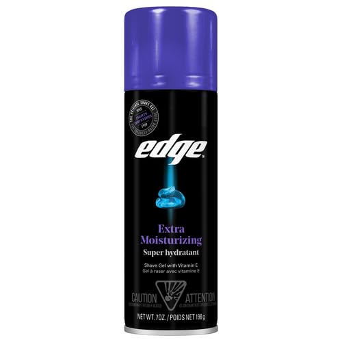 Edge Extra Moisturizing Shave Gel Men Shave Gel (Limited Edition), 7 Ounce Edge Extra Moisturizing Shave Gel Men Shave Gel (Limited Edition), 7 Ounce