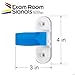 Kull Industries Exam Room Flags, Medical Door Flags for Doctor Offices, Hospitals, Clinics, Primary Color, Single Flag System, 3-Inch, Easy Identification, Durable, Reliable Door Sign, Blue