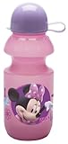 Planet Zak Minnie Mouse Water Bottle with Cap, 13-Ounce