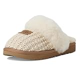 UGG Kids' K Cozy Ii Knit Slipper, Cream, 2