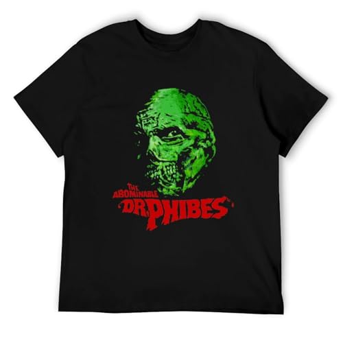 BAWUN Abominable Dr. Phibes Vincent Price Movie Retro Horror Tshirt.PNG Colour12 XXL