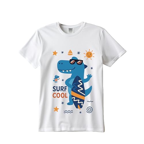 Image of Swimming T-Shirt for Kids Boys and Girls | Beach Pool Party Tshirt for Kids (Customise to Select the Print)