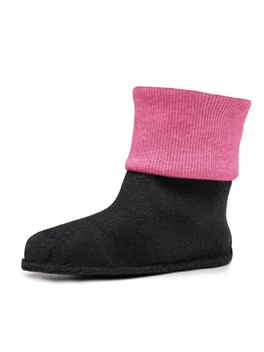 Ladeheid Kinder Gummistiefel Stiefelsocken Innenschuh Wärmende Socken für...