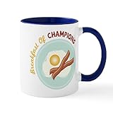 CafePress Breakfast Of Champions Mugs 11 oz (325 ml) Ceramic Coffee Mug