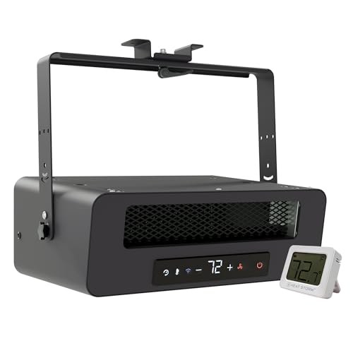 Heat Storm HS-6000-GC Heater, Gray, 7"D x 18"W x 13"H by Heat Storm - Used condition - US$280.63