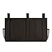Surblue Caddy Hanging Organizer Bedside Storage Bag for Bunk and Hospital Beds, Black, L