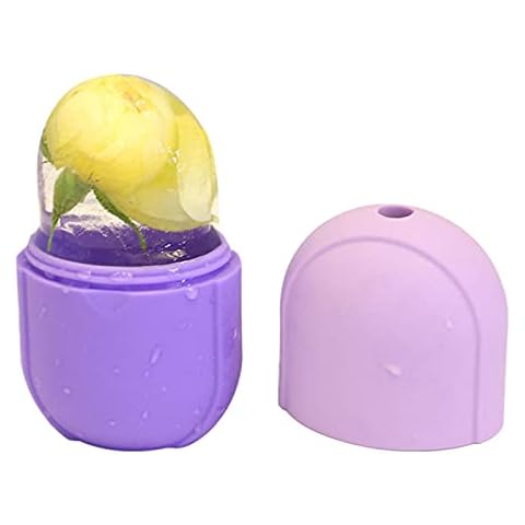 Face Ice Roller, Reusable Facial Treatment Mini Silicone Ice Roller - To Brighten Skin Face Massager, Face, Eye And Neck Skin Care Tool Cover