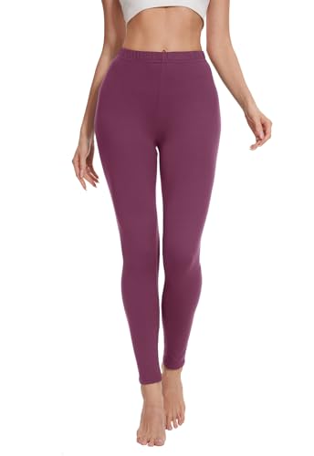 Legging de compression femme BATHRINS pantalon long doux à taille haute élastique