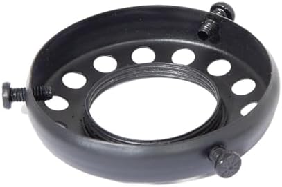 B&P Lamp® Satin Black Finish 2 1/4 Inch Shade Holder