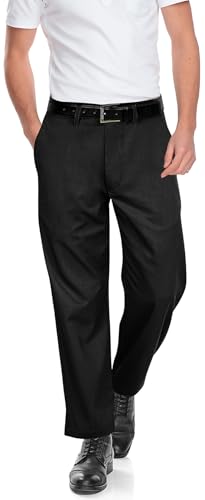ROYALE LINENS Men's Classic-Fit Wrinkle-Resistant Flat-Front Chino Pant