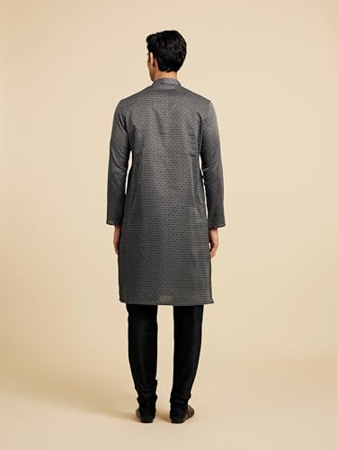 Image of DIWAS BY MANYAVAR Men's Art Silk Printed Kurta (1pc)