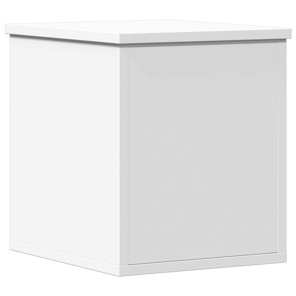 Vidaxl Storage Box Toy Box Blanket Box Storage Chest White Engineered Wood