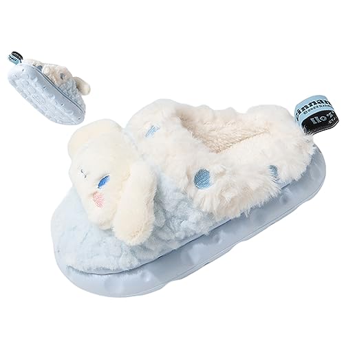 Kawaii Slippers for Women Girls Fuzzy Cute House Shoes Warm Fluffy Indoor Outdoor Slippers2