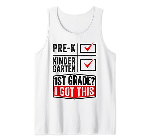 First Day Of First Grade Boys Girls Back To School Débardeur