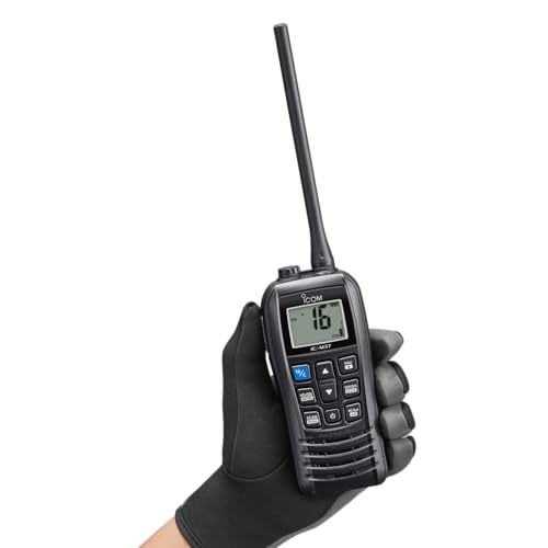 Image of Icom IC-M37 31 USA VHF Marine Transceiver Radio with Float'n Flash, 6-Watt