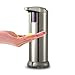 Soap Dispenser 280ml Dozownik cieczy Automatyczny czujnik bezprzewodowych dozowników cieczy Baza zamontowana na ścianie ze stali nierdzewnej bezczelnych dozowników z instrukcją Szafarka