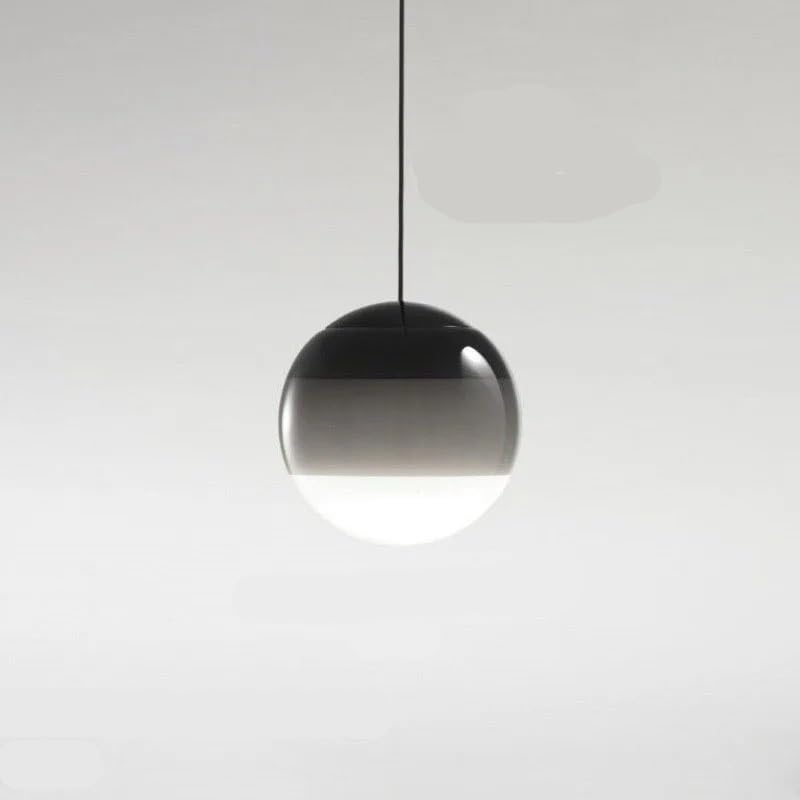 Boules de verre colorées nordiques LED suspension luminaire Foyer