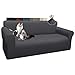 Price comparison product image Luxurlife Thick Sofa Covers 3 Seater Latest Jacquard Sofa Slipcover Non-Slip Sofa Slipcover with Elastic Bottom for Living Room Dog Pet Furniture Protector(3 Seater,Gray)