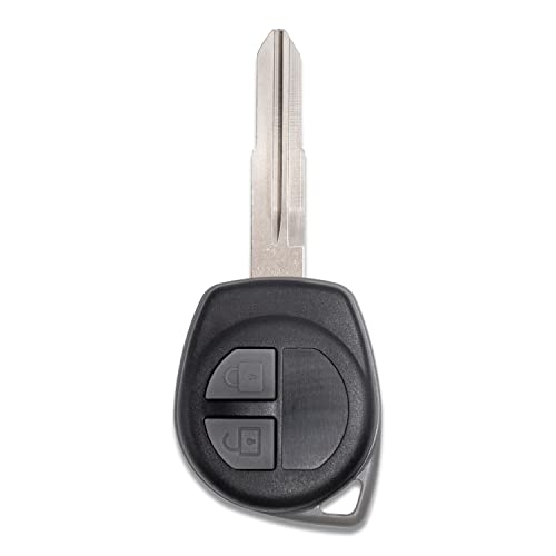 LAGE Coque de rechange avec télécommande à 2 boutons pour Suzuki Swift Vitara Jimny Gran Vitara Ignis Alto SX4 Liana Splash Baleno Karimun Wagon R Opel Agila Fiat Sedici