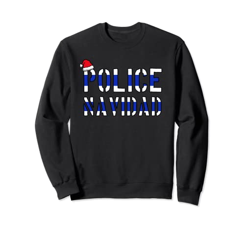 Police Navidad, Police Officer Ugly Christmas Sweater Gift Felpa
