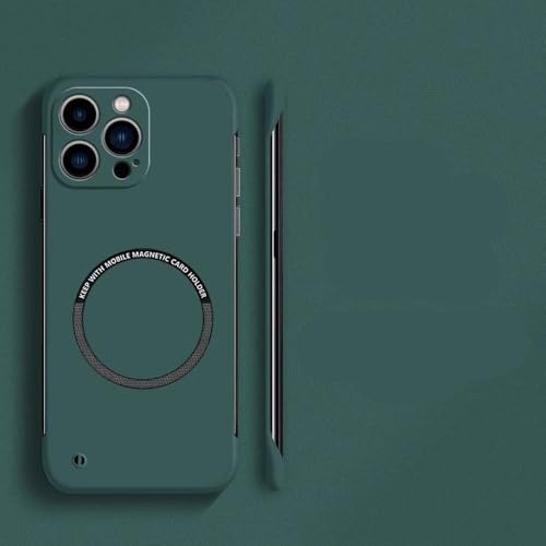 Coque polycarbonate iPhone 14 Plus mate sans cadre magnétique et rigide