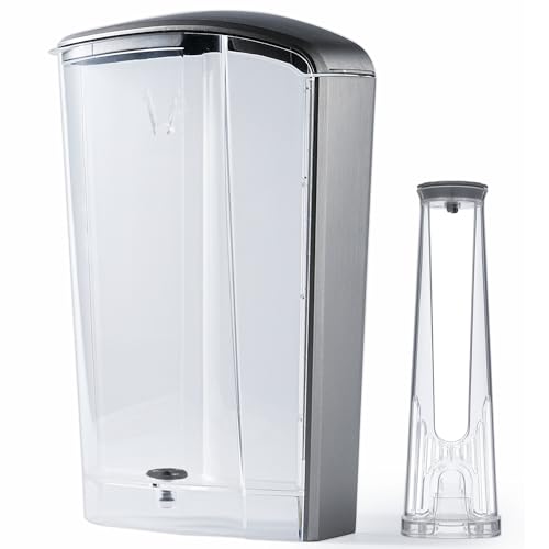 Replacement Water Reservoir + Filter Holder, Compatible with Keurig K-Elite K90 Coffeemaker, 75oz, Brushed Silver