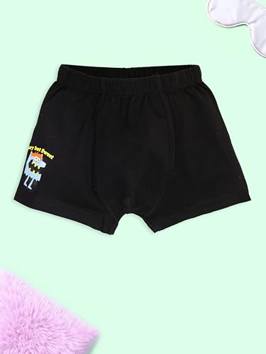 Image of KiddoPanti Boys Boxer Shorts Pack of 3 | Soft Cotton-Lycra Blend | Comfortable Fit with Bio Wash for All-Day Comfort | Kids Briefs