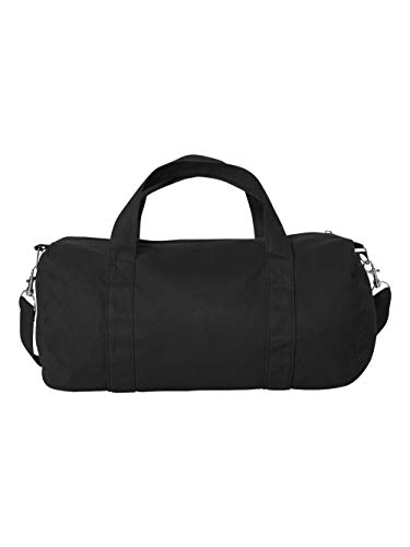Liberty Bags Grant Cotton Canvas Duffel Bag OS BLACK3