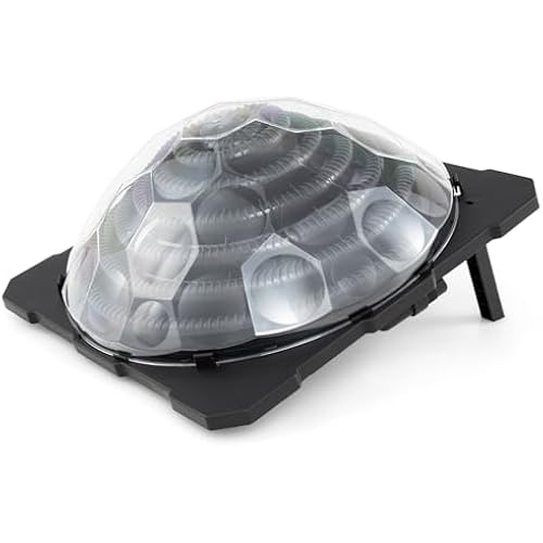 Goplus Solar Dome Swimming Pool Heater Above Ground, Inground Pool Warmer Equipment w/Hose Connector for Home Outdoor