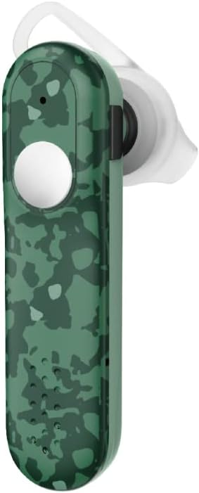 DUDAO U7S Noise Cancelling Hands-free Mono Bluetooth Headset for Mobile Phones with up to 16 Hours of Long Talk Time & 120 Days Long Stand by Time, Ultra-Light Business Bluetooth Headset BT V5.1 For Business Meeting, Office, Driving, Sweat Proof (Army-Print)