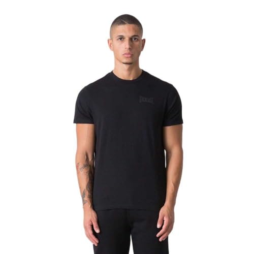 Everlast Jersey Short Sleeve T-Shirt S Vetement Sport Homme Noir