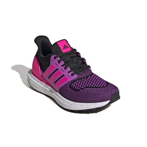 adidas Ultradream DNA Sneaker, Black/Shock Pink/Purple Burst, 6 US Unisex Big Kid