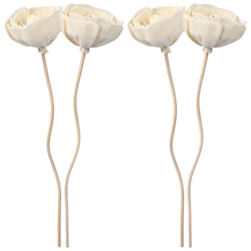 Alipis 4pcs Fragrance Diffuser Sticks Decorative Sticks for Home Office and Car Beautiful Art Design for Enhanced Scent Volatilization and Elegant