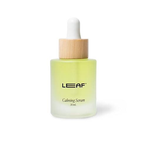 Leaf Shave | Leaf Calming Serum with Reusable Dropper - All-Natural Facial Oil to Soothe Irritation, Hydrate Skin, and Reduce Redness, Post-Dermaplaning Moisturizer - 1 fl oz