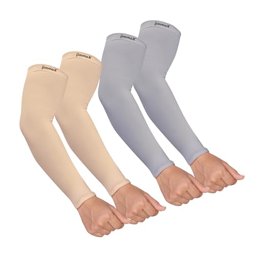 Image of Arm Sleeves for Men & Women, Sun Protection & UV Compression Hand Sleeves for Cycling, Running, Outdoor Sports & Activities, Hand Cover for Bike Riding
