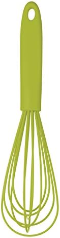 KitchenCraft Colourworks Silicone Balloon Whisk, 26 cm - Green