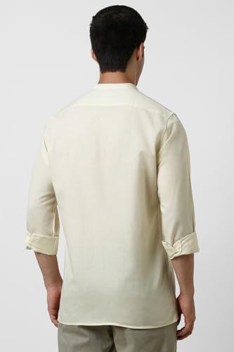 Image of Van Heusen Men Cotton Solid Regular Fit Shirt