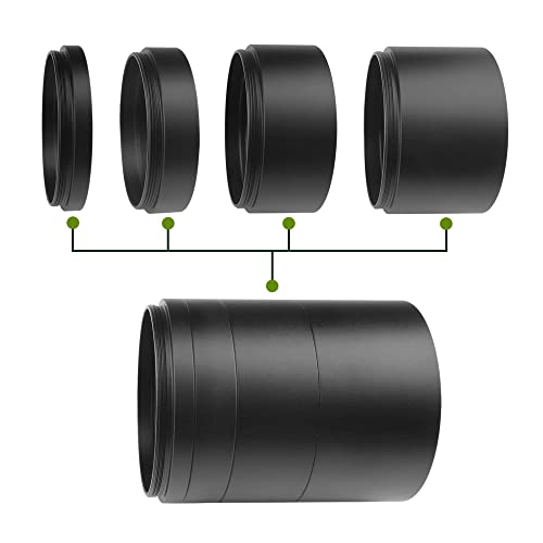 Astromania Astronomical 2"/M48-Extension Tube Kit For Cameras And Eyepieces - Length 5Mm 10Mm 20Mm 30Mm - M48X0.75 On Both Sides #TOP2