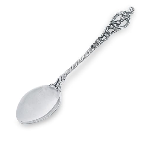 AMBEDORA Pequeña cuchara de plata Roma para niño o niña, bautizo, regalo de cumpleaños