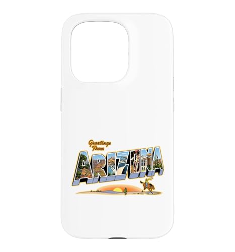 Greetings From Arizona ���B���e�[�W�|�X�g�J�[�h �X�}�z�P�[�X iPhone 15 Pro �p