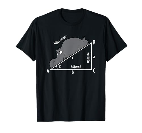 Drôle de mathématiques - Hippopoténuse T-Shirt