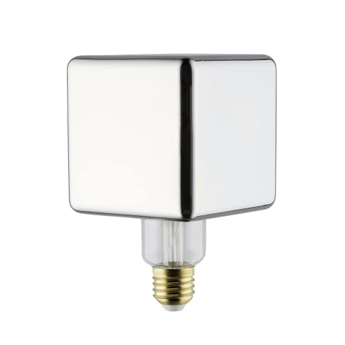 Eglo Spiral filament LED lamp, vintage E27 light bulb in black and transparent, dimmable lighting, 4 watt, 50 lumens - Image 4