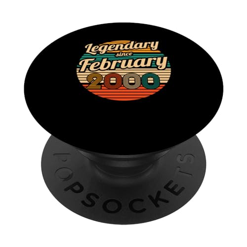 Legendario desde enero de 2001 23 cumpleaños hombres PopSockets PopGrip Intercambiable