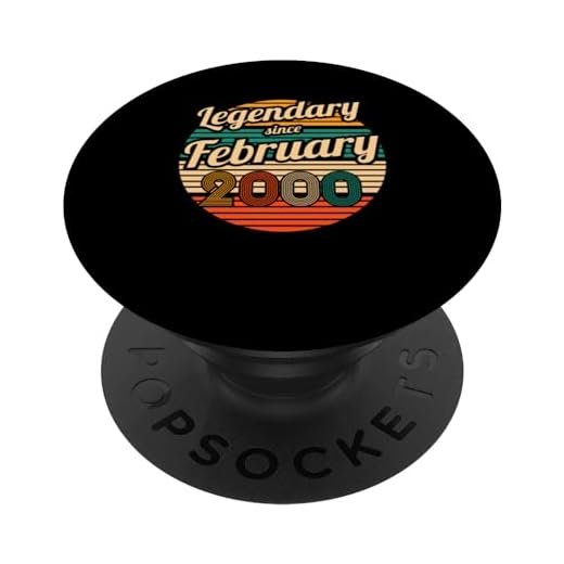 Legendario desde enero de 2001 23 cumpleaños hombres PopSockets PopGrip Intercambiable