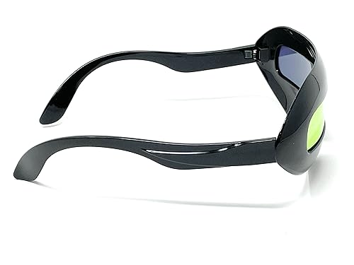 My Shades - Cyclops Futuristic Revo Shield Color Mirror Lens Wrap Arond Cosplay Sunglasses4