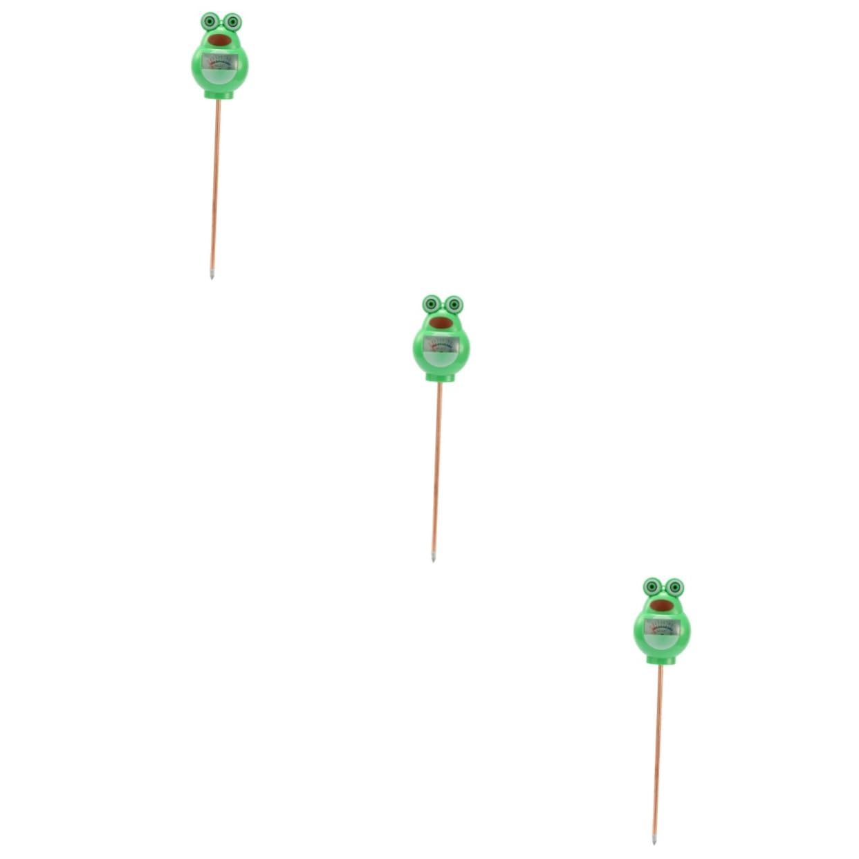 Hemobllo 3 Pezzi misuratore di umidità del suolo piante misuratore di umidita misuratore di umidità del fieno tester umido del terreno metro del tester umido del suolo Green
